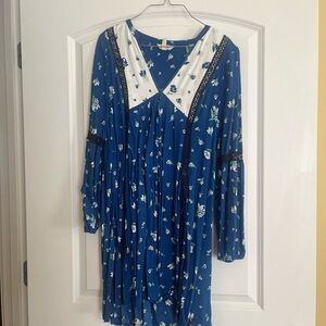 Blue, white and black Matilda Jane dress